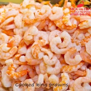 Cooked King Prawns - Nick The Fish
